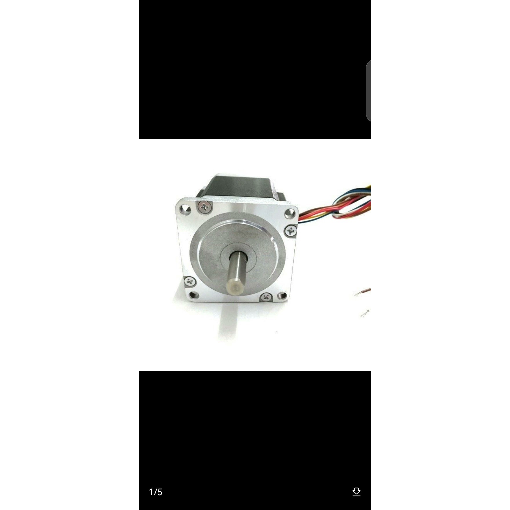 信浓57mm步进电机STP-58D4008B双出轴单出轴都