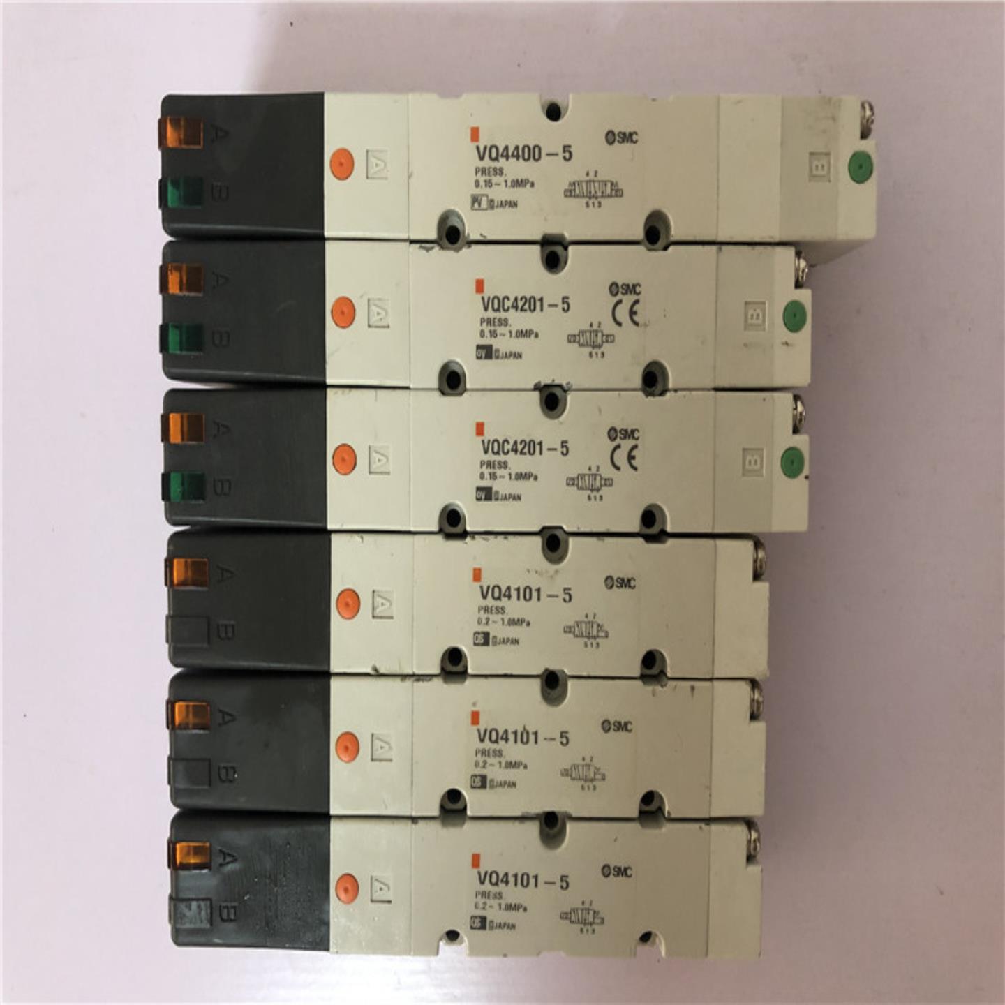 SMC电磁阀VQ4101-5 VQ4201-5 VQ4400-5 拆机 现货 实拍