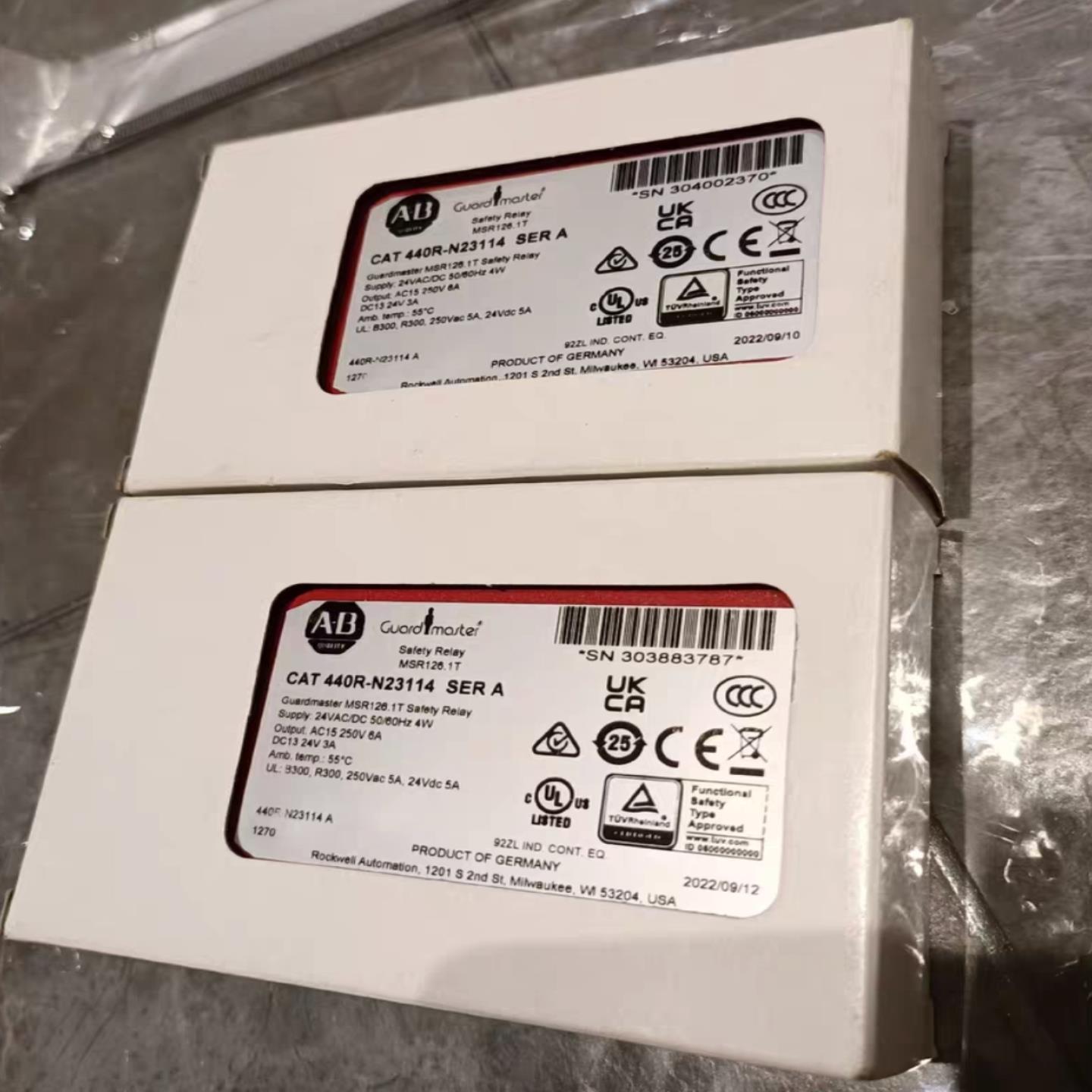 全新AB罗克韦尔 MSR1261T 安全继电器440R-N23114  下单请询价