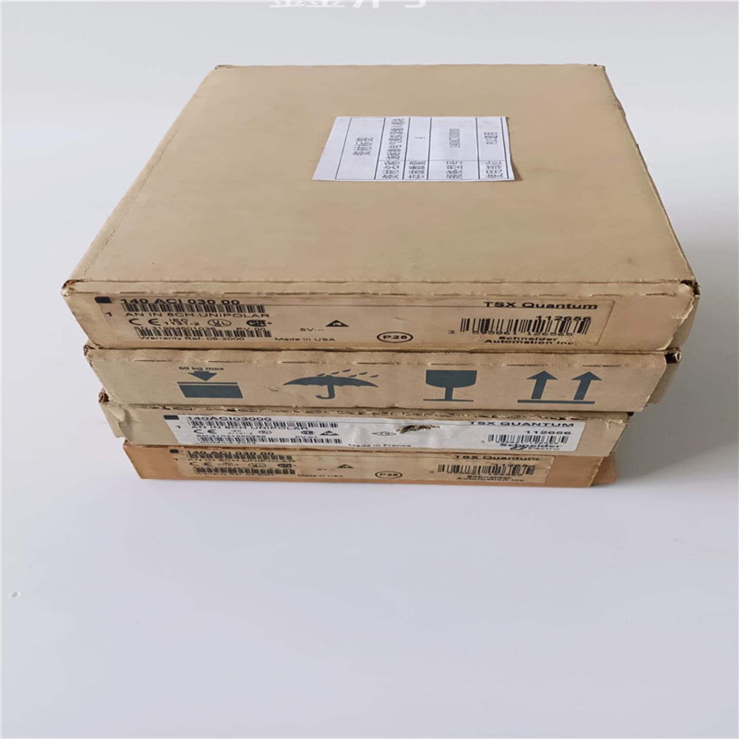 施耐德PLC模拟量模块140ACI03000全新带包装已开封现货出售