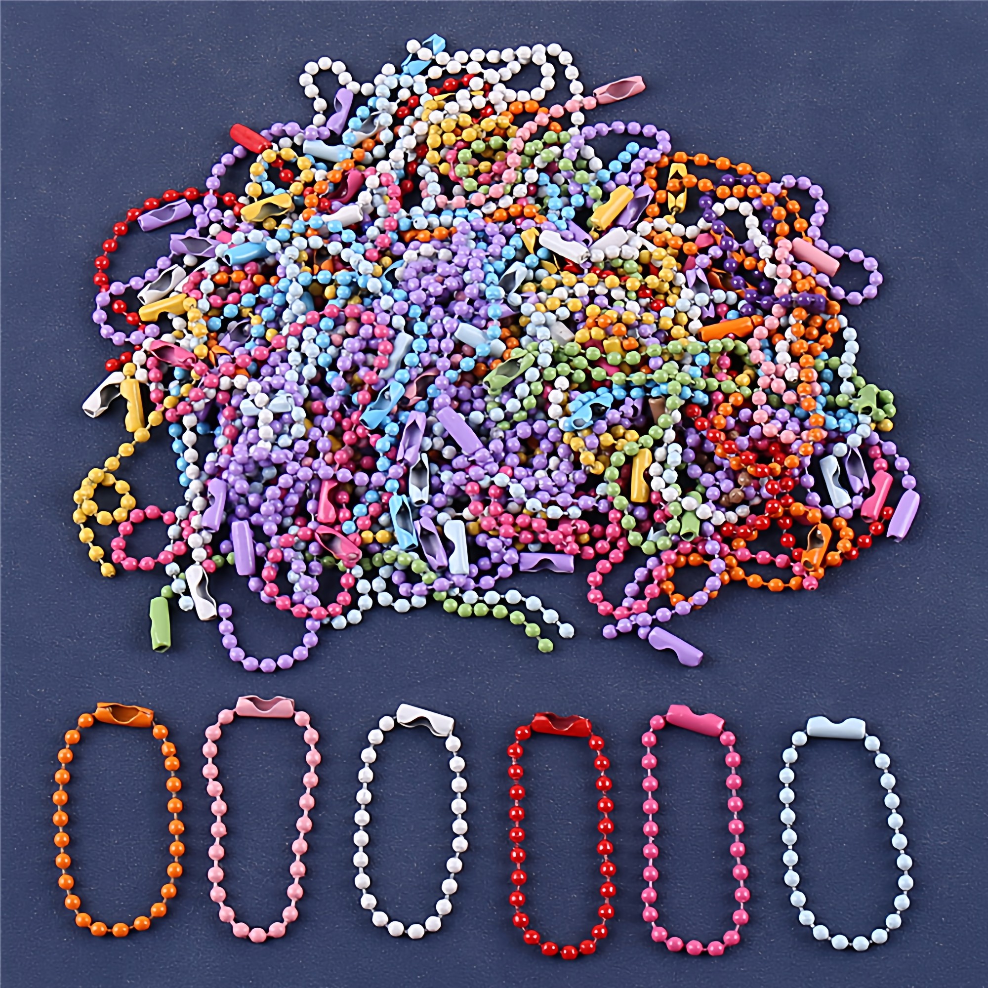 波珠链条马卡龙彩色钥匙扣圈环咕盘包包DIY配件手工挂件吊牌挂饰,饰品/流行首饰/时尚饰品新,链条,淘宝优惠券,粉丝福利购,淘宝优惠卷