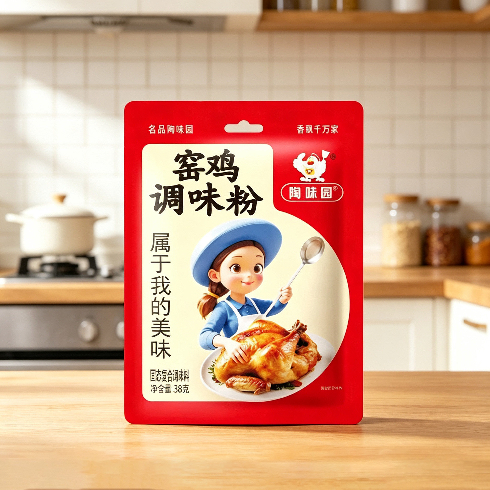 陶味园窑鸡调味粉38g广东腌料家用配方窑焗烤鸡袋商用叫花鸡配料