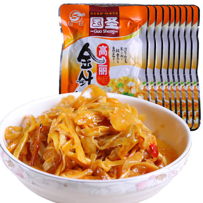 国圣高丽金针菇75g*20袋装配菜下饭食品稀饭配菜早餐下粥小菜即食