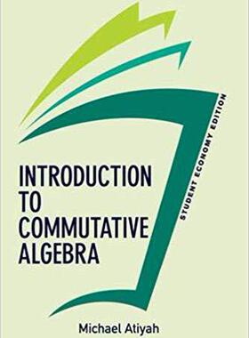 【预订】Introduction To Commutative Algebra, Student Economy Edition
