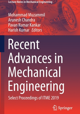【预订】Recent Advances in Mechanical Engineering 9789811587061