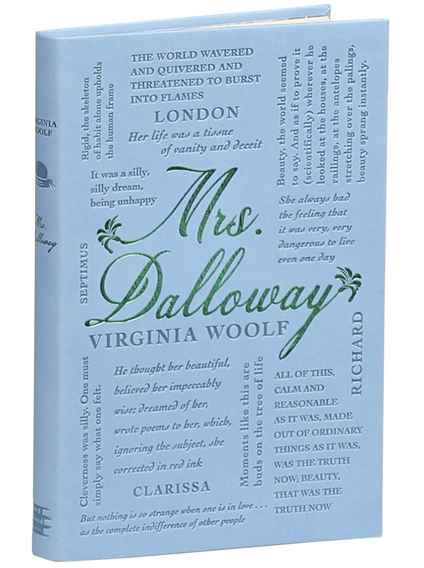 英文原版 Word Cloud系列达洛维夫人伍尔夫软精装 Virginia Woolf皮质封面 Mrs. Dalloway-封面