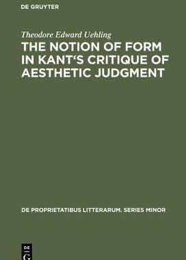 [预订]The notion of form in Kant’s Critique of aesthetic judgment 9783110991031
