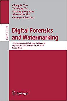 【预售】Digital Forensics and Watermarking