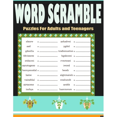 预订 Word Scramble Puzzles For Adults and Teenagers: Entertainment Word Scramble Logic Puzzles Book - Large Print Word G