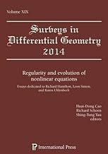 预订 Regularity and Evolution of Nonlinear Equations