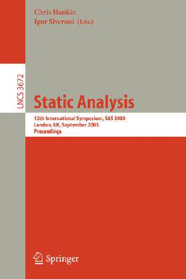 【预订】Static Analysis