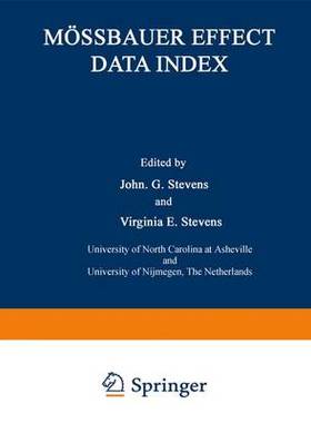 预订 Mössbauer Effect Data Index