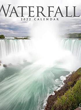 【预订】Waterfalls 2022 Wall Calendar 9781839413254