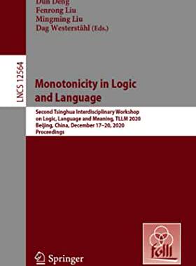 【预订】Monotonicity in Logic and Language