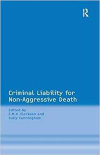 【预售】Criminal Liability for Non-Aggressive Death