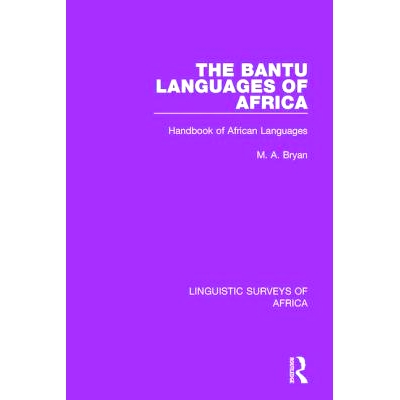 Handbook of African Languages