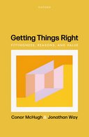 【预订】Getting Things Right 9780198810322