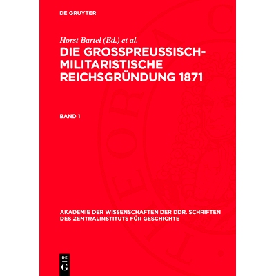 预订 Die Großpreus. Reichsgründung Bd. 1 Szgawd 36/A: 9783112720165