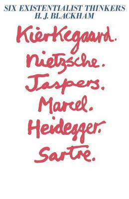 预订 Six Existentialist Thinkers