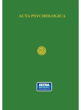 预订 Acta Psychologica including Netherlands-Scandinavian Journal of Psychology: Volume IV: 9789401552356