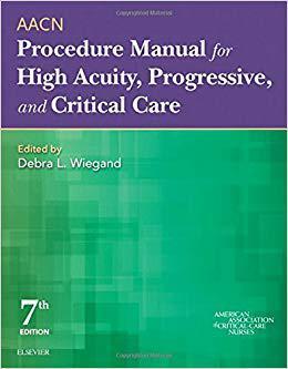 【预售】AACN Procedure Manual for High Acuity, Progressive, and Critical Care