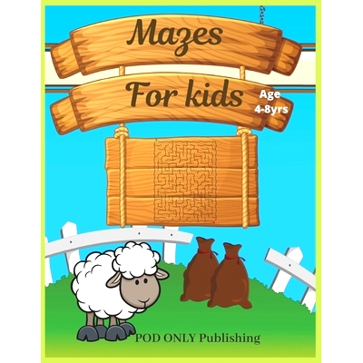 预订 Mazes For Kids: Vol. 5 Beautiful Funny Maze Book Is A Great Idea For Family Mom Dad Teen & Kids To Sharp Their Brai