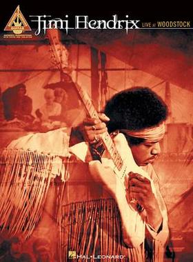 【预订】Jimi Hendrix: Live at Woodstock Guitar Recorded Versions