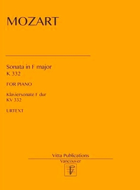 预订 Sonata in F Major: K 332. Urtext: 9781981686681