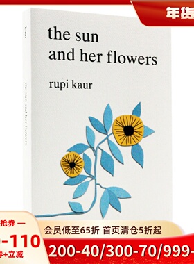 英文原版 太阳与她的花儿 畅销诗集 牛奶与蜂蜜 milk and honey 作者新作 Rupi Kaur: The Sun and Her Flowers 书