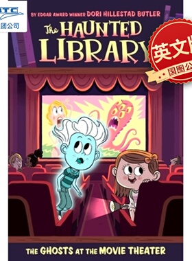 现货 电影院里的幽灵 The Haunted Library系列9 英文原版 儿童桥梁章节书 The Ghosts at the Movie Theater