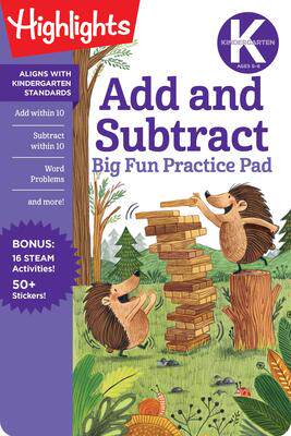 [预订]Kindergarten Add and Subtract Big Fun Practice Pad 9781644728246