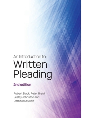 预订 An Introduction to Written Pleading: 2nd Edition 书面诉状简介：*版: 9781399513906