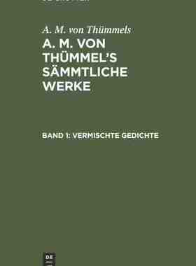 【预订】Vermischte Gedichte 9783111319612