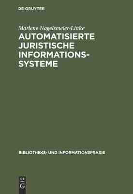 【预订】Automatisierte juristische Informationssysteme 9783598211256