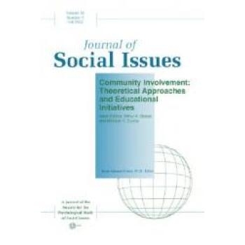 预订 Community Involvement: Theoretical Approaches And Educational Initiatives Volume 58 Number 3 团体作用：理论方法与教