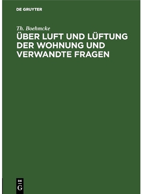 预订 Über Luft und Lüftung der Wohnung und verwandte Fragen: 9783486733167