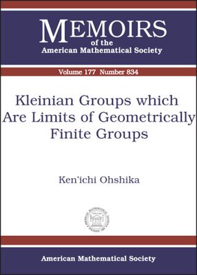 【预售】Kleinian Groups which Are Limits of Geometrically Finite Groups