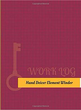 【预售】Hand Deicer-Element Winder Work Log:...