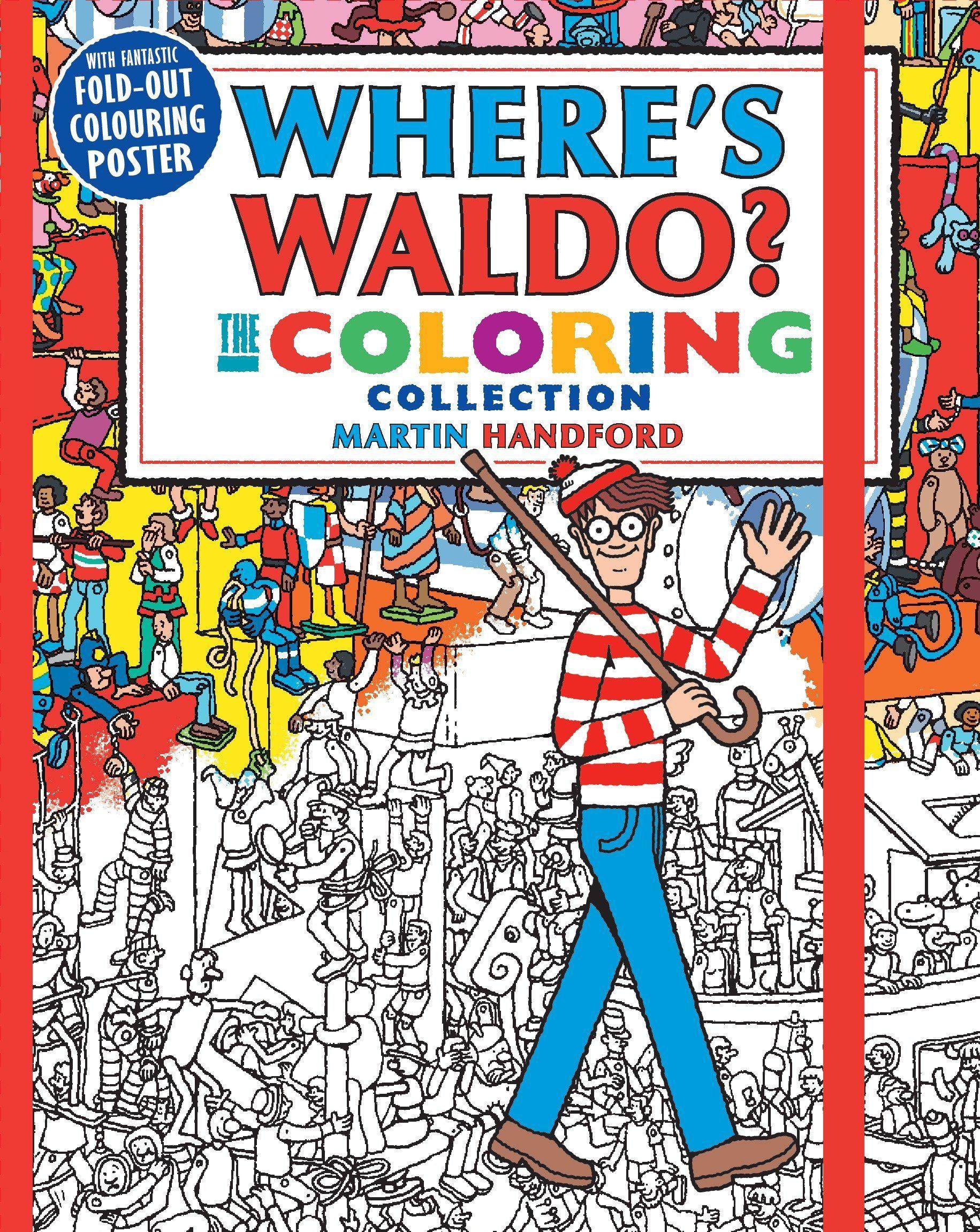 【预售】wheres waldo? the coloring collecti.