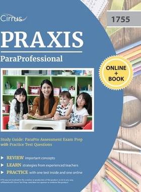 [预订]ParaProfessional Study Guide: ParaPro Assessment Exam Prep with Practice Test Questions 9781635309591