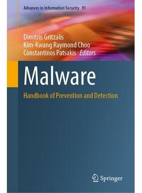 预订 Malware Handbook of Prevention and Detection恶意软件：预防与检测手册9783031662447