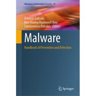 Malware and Handbook Prevention Detection恶意软件：预防与检测手册9783031662447 预订