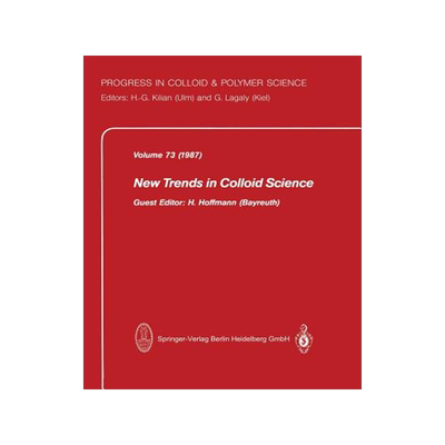 预订 New Trends in Colloid Science