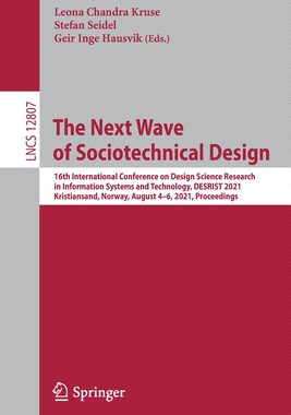 【预订】The Next Wave of Sociotechnical Design 9783030824044