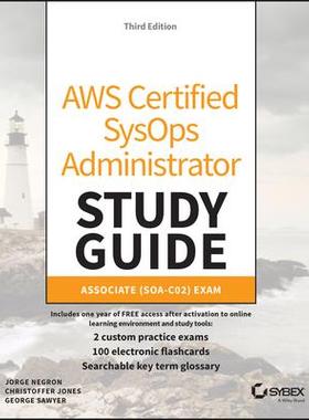 [预订]Aws Certified Sysops Administrator Study Guide 9781119813101