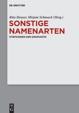 【预订】Sonstige Namenarten 9783110709544