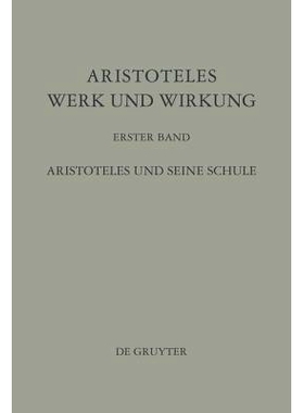 预订 Aristoteles und seine Schule: 9783110097801