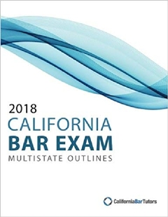 California 2018 Bar Exam ... Multistate 预订