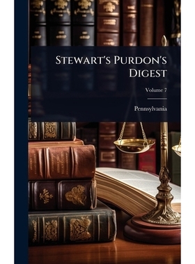 预订 Stewart’s Purdon’s Digest: 9781024838503