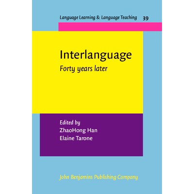 预订 Interlanguage. Forty years later. 中介语言：四十年之后: 9789027213198
